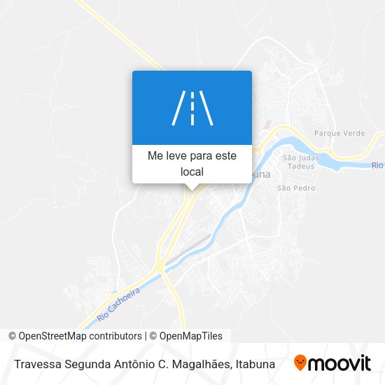 Travessa Segunda Antônio C. Magalhães mapa