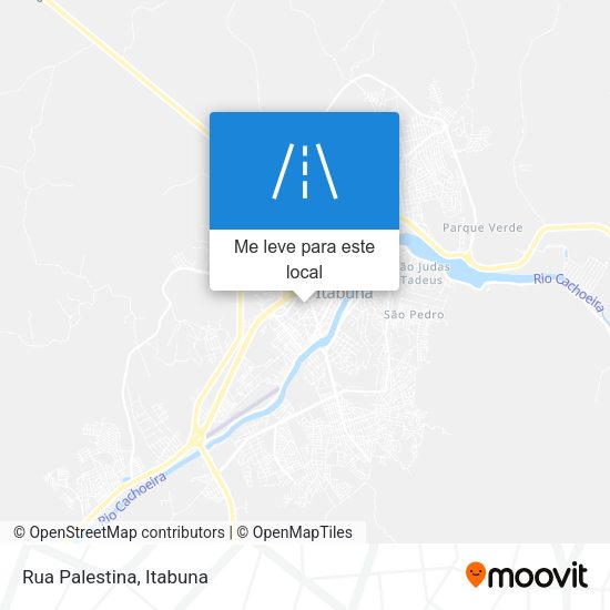 Rua Palestina mapa