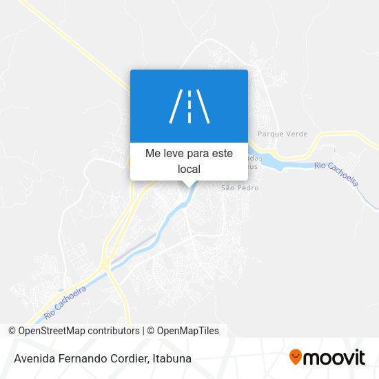 Avenida Fernando Cordier mapa