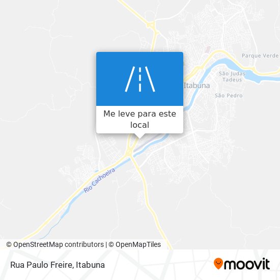 Rua Paulo Freire mapa