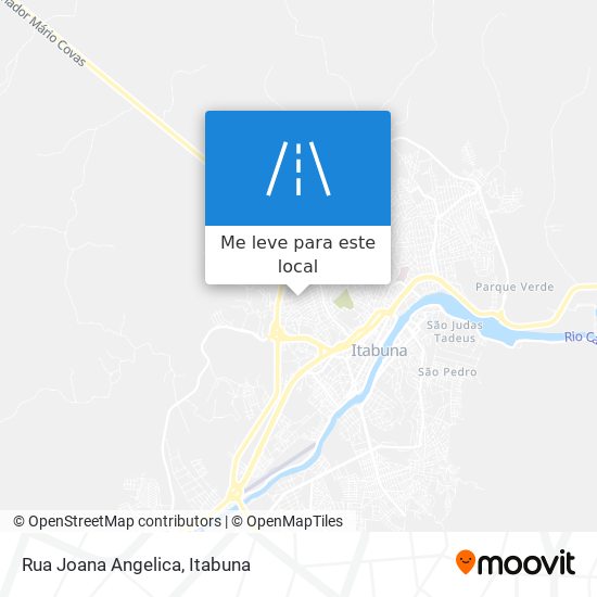 Rua Joana Angelica mapa