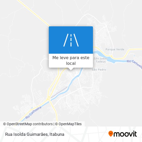Rua Isolda Guimarães mapa