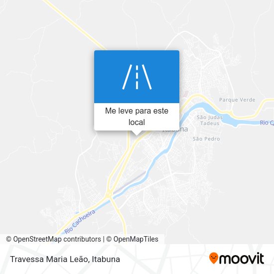 Travessa Maria Leão mapa