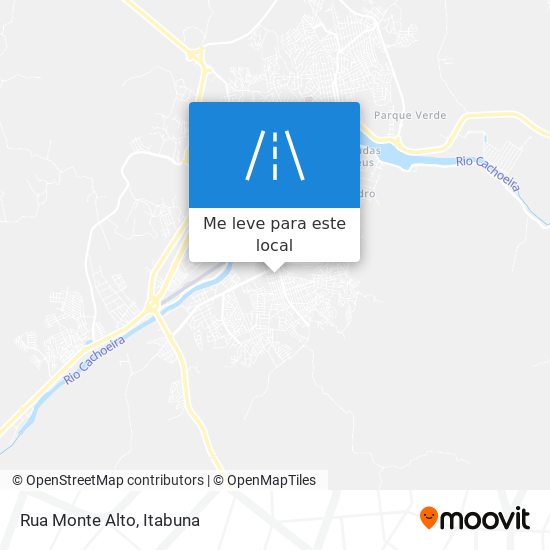 Rua Monte Alto mapa