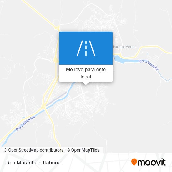 Rua Maranhão mapa