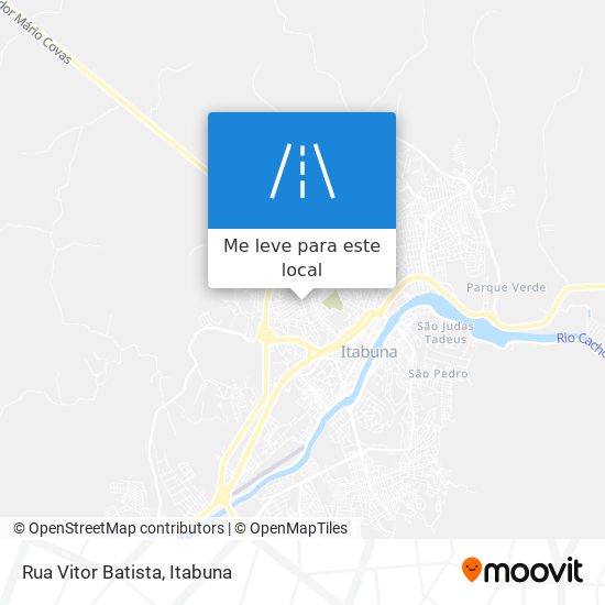Rua Vitor Batista mapa