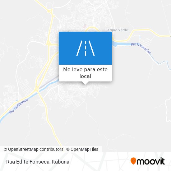 Rua Edite Fonseca mapa