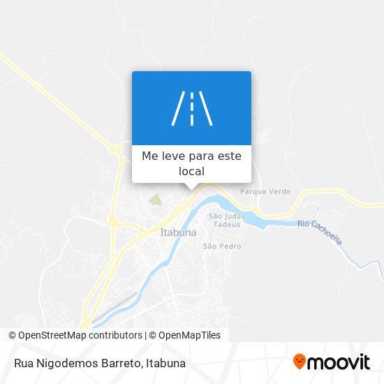 Rua Nigodemos Barreto mapa