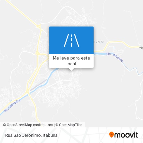 Rua São Jerônimo mapa