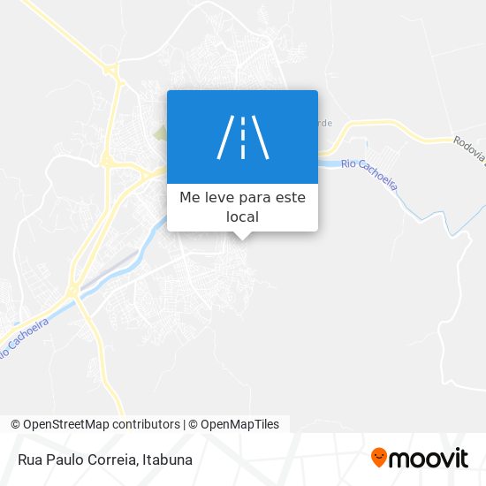 Rua Paulo Correia mapa
