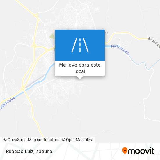 Rua São Luiz mapa