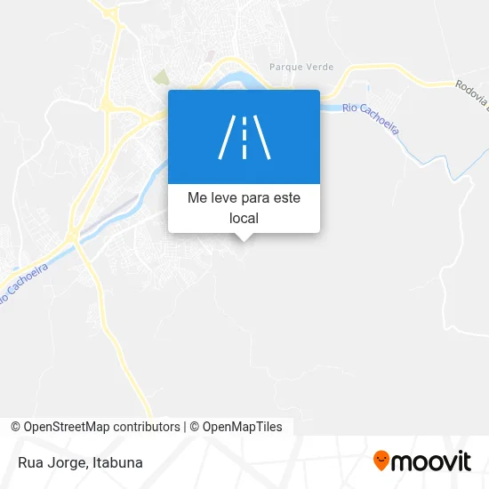 Rua Jorge mapa
