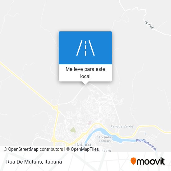 Rua De Mutuns mapa