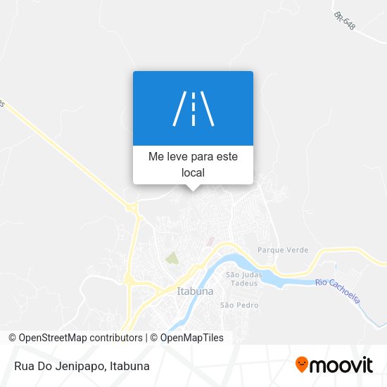 Rua Do Jenipapo mapa