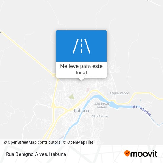 Rua Benígno Alves mapa