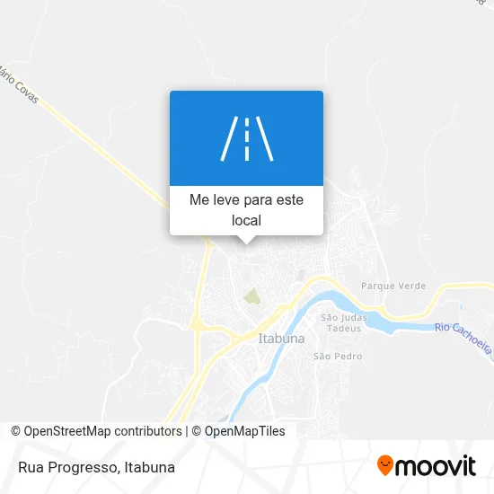 Rua Progresso mapa