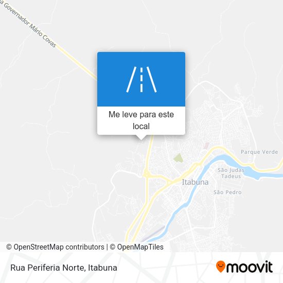 Rua Periferia Norte mapa