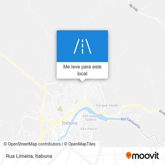 Rua Limeira mapa