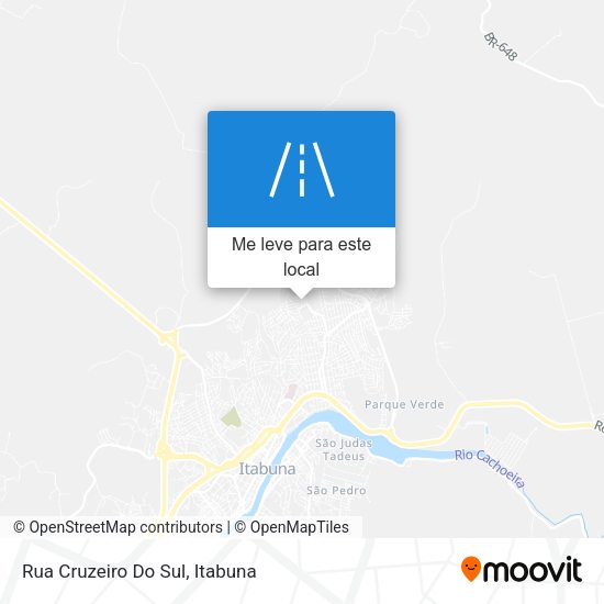 Rua Cruzeiro Do Sul mapa