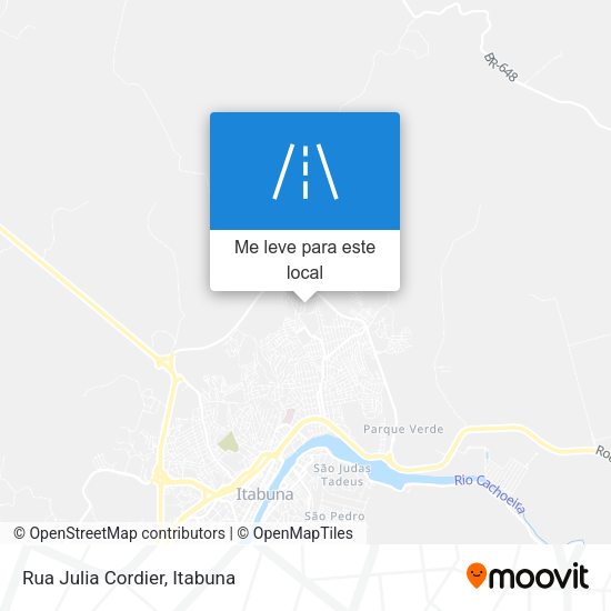 Rua Julia Cordier mapa