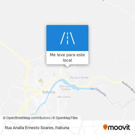 Rua Analia Ernesto Soares mapa
