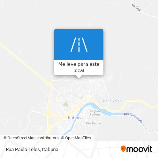Rua Paulo Teles mapa