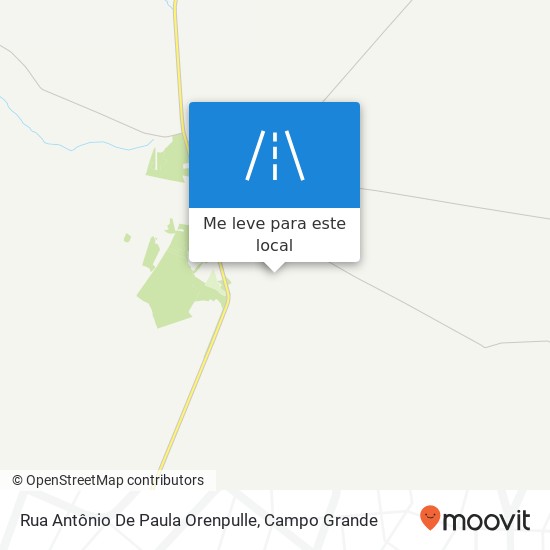 Rua Antônio De Paula Orenpulle mapa
