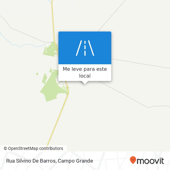 Rua Silvino De Barros mapa