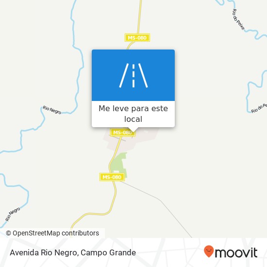 Avenida Rio Negro mapa