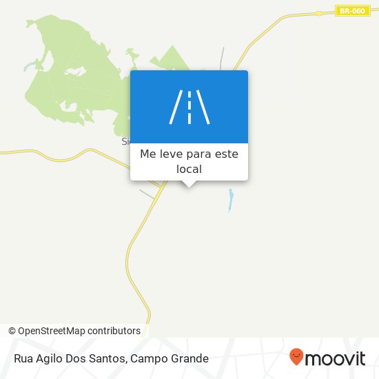 Rua Agilo Dos Santos mapa
