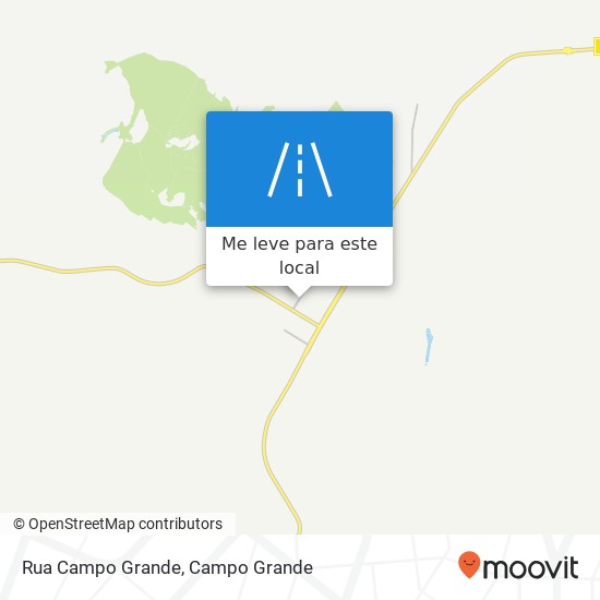 Rua Campo Grande mapa