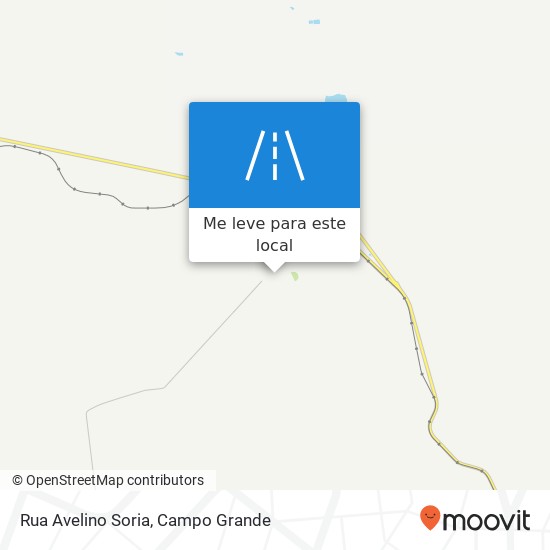 Rua Avelino Soria mapa