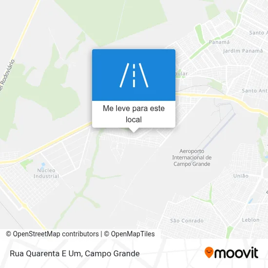 Rua Quarenta E Um mapa