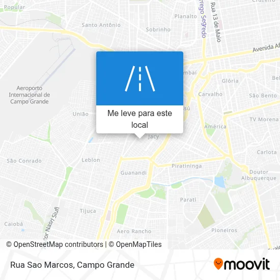 Rua Sao Marcos mapa