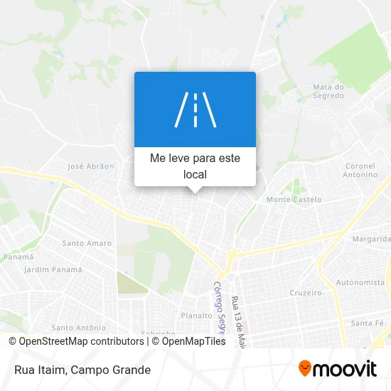 Rua Itaim mapa