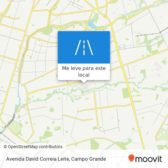 Avenida David Correia Leite mapa
