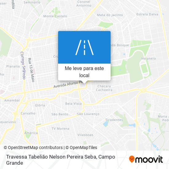 Travessa Tabelião Nelson Pereira Seba mapa