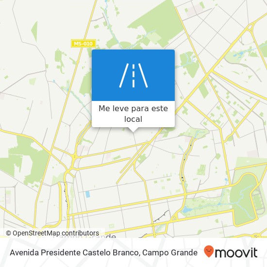 Avenida Presidente Castelo Branco mapa