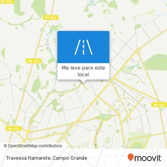 Travessa Itamarete mapa