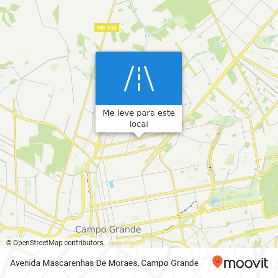 Avenida Mascarenhas De Moraes mapa