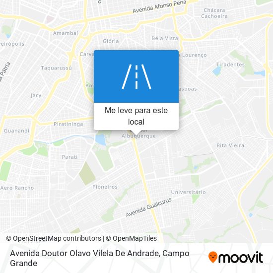 Avenida Doutor Olavo Vilela De Andrade mapa