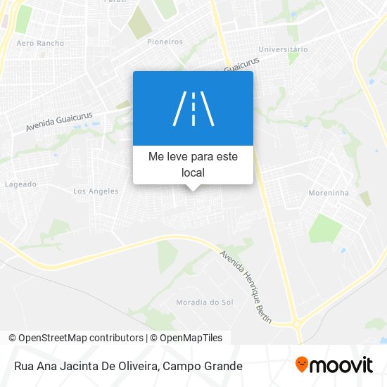 Rua Ana Jacinta De Oliveira mapa