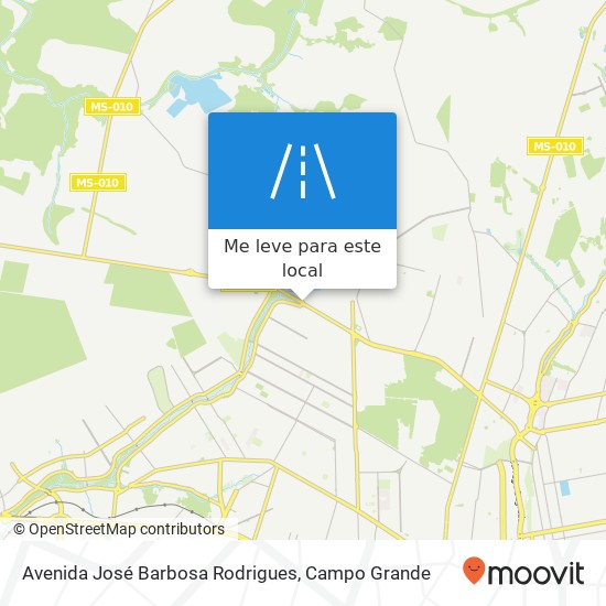 Avenida José Barbosa Rodrigues mapa