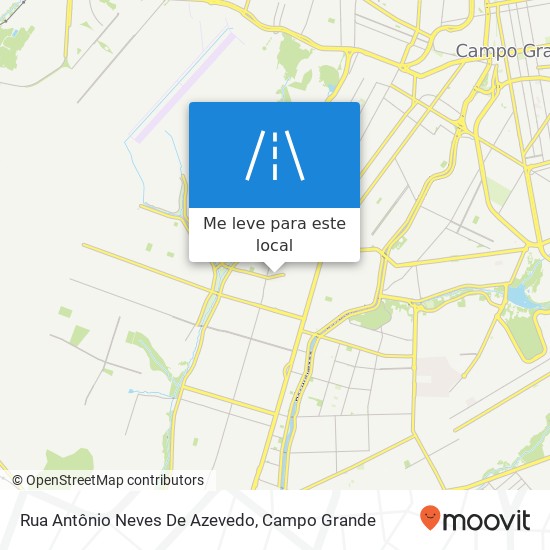 Rua Antônio Neves De Azevedo mapa