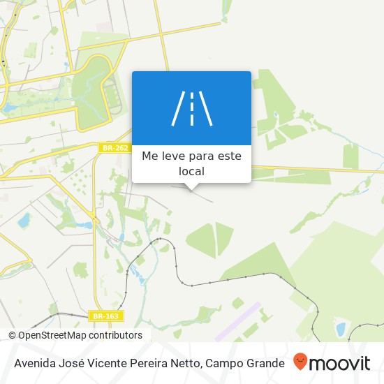 Avenida José Vicente Pereira Netto mapa