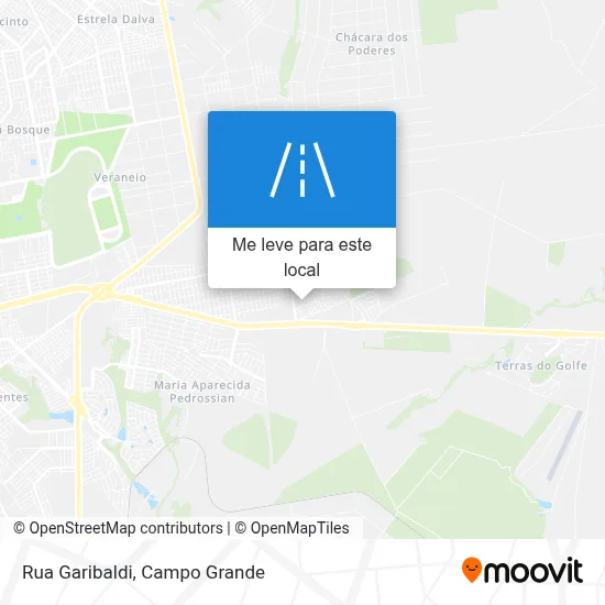 Rua Garibaldi mapa
