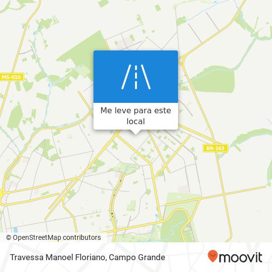 Travessa Manoel Floriano mapa