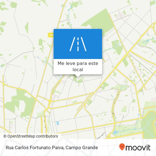 Rua Carlos Fortunato Paiva mapa