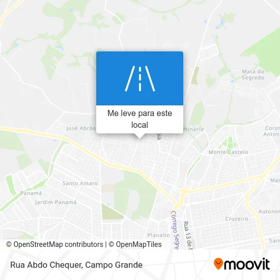 Rua Abdo Chequer mapa