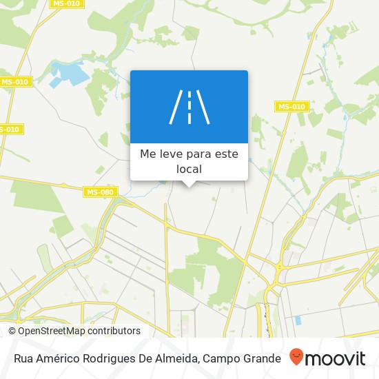 Rua Américo Rodrigues De Almeida mapa